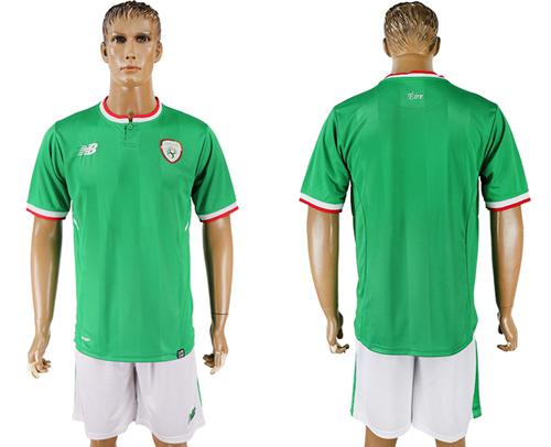 Ireland Blank Green Soccer Country Jersey